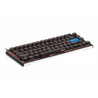 Ducky One 2 SF, Cherry Silent Red, RGB LED, UA/RU, Black-White