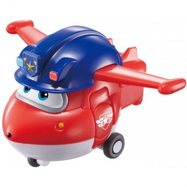 Super Wings Ігрова фігурка-трансформер Transform-a-Bots Police Jett, Джетт поліцейський