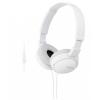 Sony MDR-ZX110AP On-ear Mic White Headphones