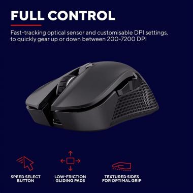 Trust Mouse GXT 923 YBAR WL Black