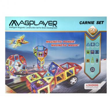 MagPlayer Конструктор магнітний 72 од. (MPB-72)