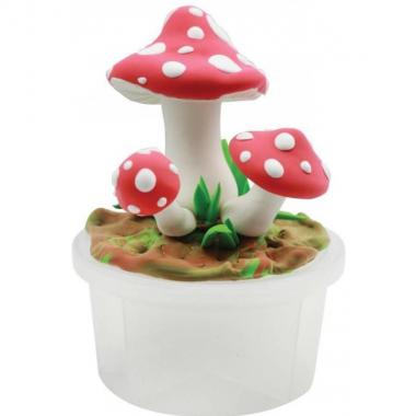 PAULINDA Маса для ліплення Super DoughHappy land 75г Мухомор