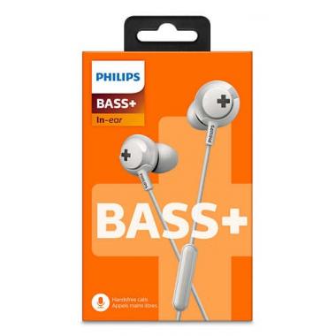 Philips BASS+ c микрофоном (SHE4305)[SHE4305WT/00]