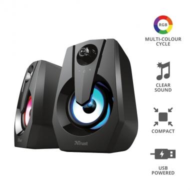 Trust 2.0 Ziva RGB Illuminated Black