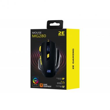 2E Gaming Миша MG280 LED USB Black