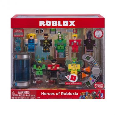 Roblox Игровая коллекционная фигурка Environmental Set Heroes of Robloxia, набор 8 шт.