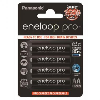 Panasonic Eneloop Pro AA 2500 mAh 4BP