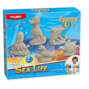 PAULINDA Пісок для творчості Sandy clay Морське життя-тварини 300г 5 од.