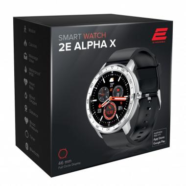 2E Watch Alpha X 46 mm Silver