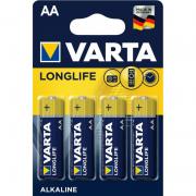 VARTA LONGLIFE AA BLI 4 ALKALINE