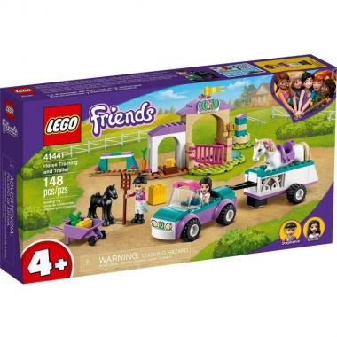 LEGO Конструктор Friends Тренування коня і причіп для перевезення 41441