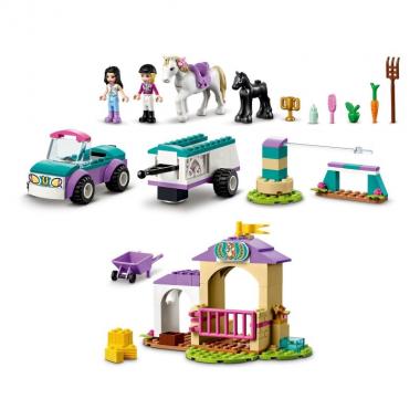 LEGO Конструктор Friends Тренування коня і причіп для перевезення 41441