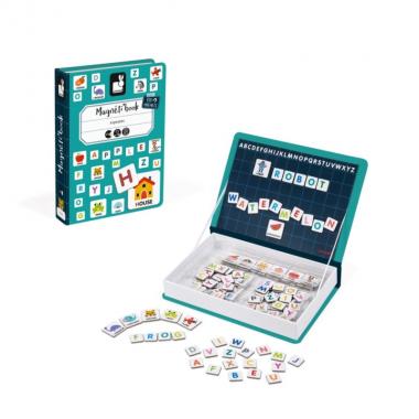 Janod Magnetic book - English alphabet