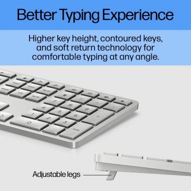 HP Клавіатура 970 Programmable BT/WL UKR White