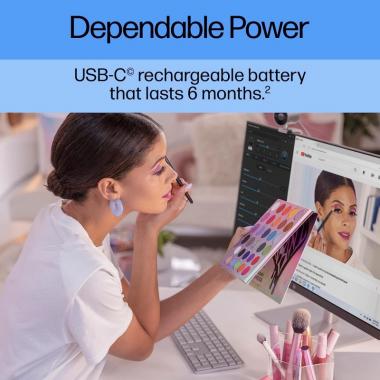 HP Клавіатура 970 Programmable BT/WL UKR White