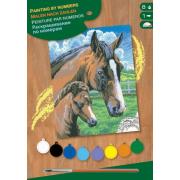Sequin Art Набір для творчості PAINTING BY NUMBERS JUNIOR Кінь і лоша