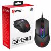 MSI Clutch GM30 Black GAMING Mouse S12-0401690-D22