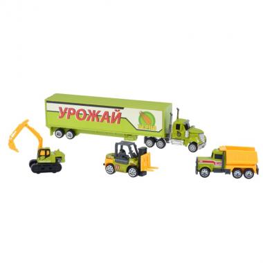 Same Toy Toy car set Diecast Truck with tractors