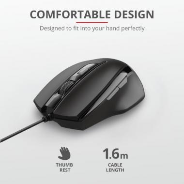 Trust Миша Voca USB Black