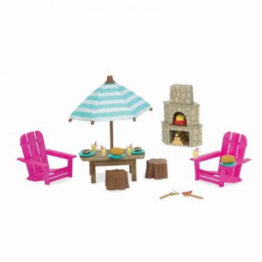 Li`l Woodzeez Playset - Outdoor Patio set