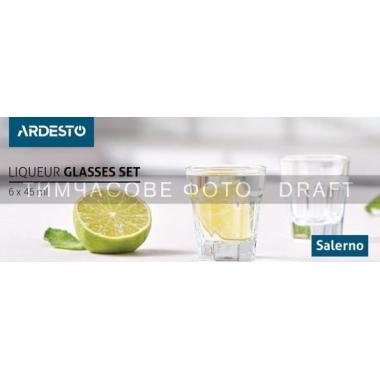 ARDESTO Набір стопок Salerno 45 мл, 6 шт., скло