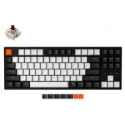 Keychron Клавіатура C1 Wired 87 Key Hot-Swap Gateron Switch White LED Brown