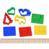 Becks Plastilin Set of modeling clay 500g. 5 colors with molds in case