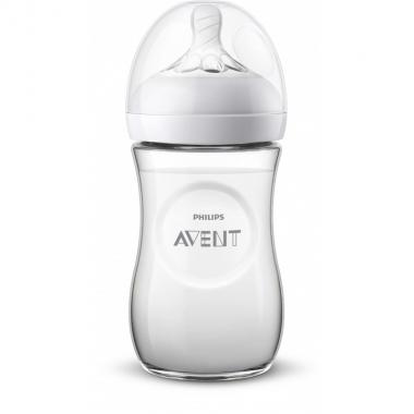 Avent Бутылочка для кормления Avent NATURAL 2.0 с декором, 260 мл[SCF070/24]