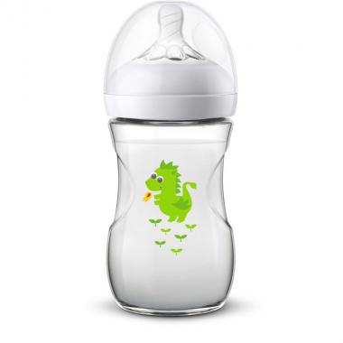 Avent Бутылочка для кормления Avent NATURAL 2.0 с декором, 260 мл[SCF070/24]