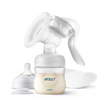 Avent Ручний молоковідсмоктувач з пляшкою 115мл