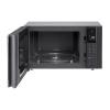 LG Microwave oven, 25L, electronic control, 1000W, grill, display, silver
