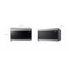 LG Microwave oven, 25L, electronic control, 1000W, grill, display, silver