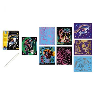 Janod Scratch Art Horses and Unicorns