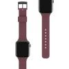 UAG by [U] for Apple Watch 44/42 [U] Dot Silicone Strap, Aubergine