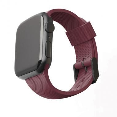 UAG by [U] for Apple Watch 44/42 [U] Dot Silicone Strap, Aubergine
