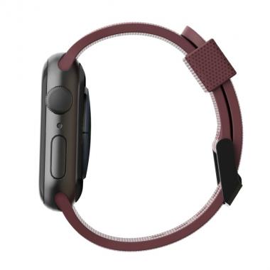 UAG by [U] for Apple Watch 44/42 [U] Dot Silicone Strap, Aubergine