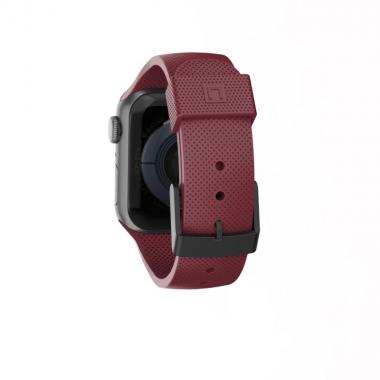 UAG by [U] for Apple Watch 44/42 [U] Dot Silicone Strap, Aubergine