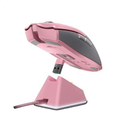 Razer Миша ігрова Viper Ultimate & Mouse Dock Quartz WL/USB RGB Pink