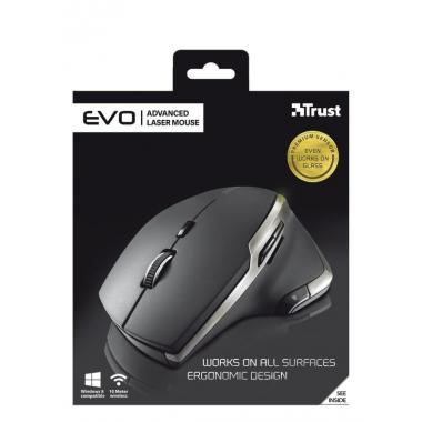 Trust Evo Advanced Wireless Laser Mouse BLACK
