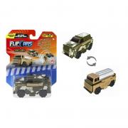 Flip Cars 2 in 1 Battlefield Command Truck & Air Force Refueling Truck