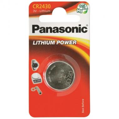 Panasonic Батарейка літієва CR2430 блістер, 1 шт.