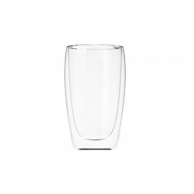 ARDESTO Cup set, double walled, 450 ml, H 14.5 cm, 2 pcs, borosilicate glass