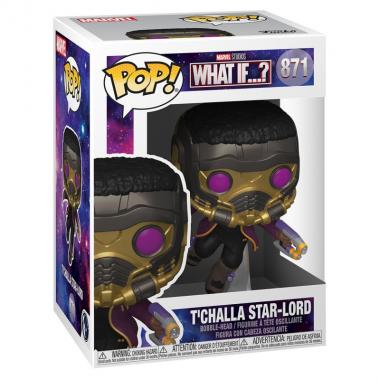 Funko Колекційна фігурка Funko POP! Bobble Marvel What If T'Challa Star-Lord 55812 (56938)