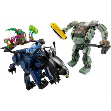 LEGO Конструктор Avatar Нейтири и Танатор против Куаритча в скафандре УМП