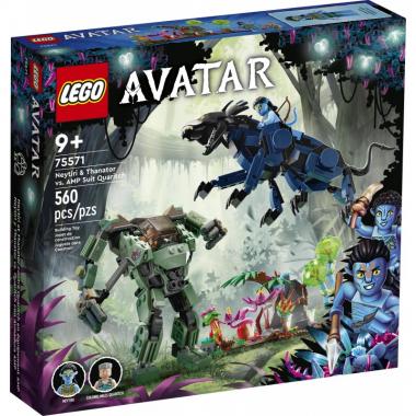 LEGO Конструктор Avatar Нейтири и Танатор против Куаритча в скафандре УМП
