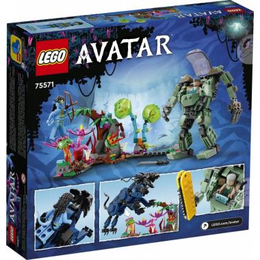 LEGO Конструктор Avatar Нейтири и Танатор против Куаритча в скафандре УМП