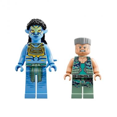 LEGO Конструктор Avatar Нейтири и Танатор против Куаритча в скафандре УМП