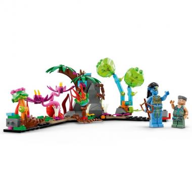 LEGO Конструктор Avatar Нейтири и Танатор против Куаритча в скафандре УМП