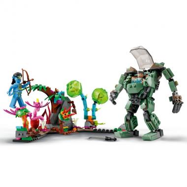LEGO Конструктор Avatar Нейтири и Танатор против Куаритча в скафандре УМП