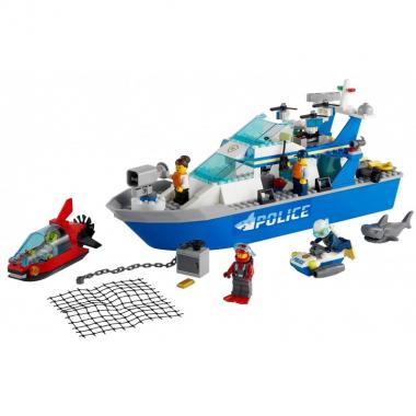 LEGO Конструктор City Поліцейський патрульний човен 60277